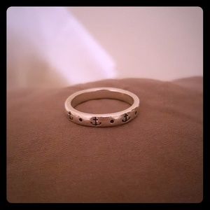 James Avery Anchor of Hope Stack Ring